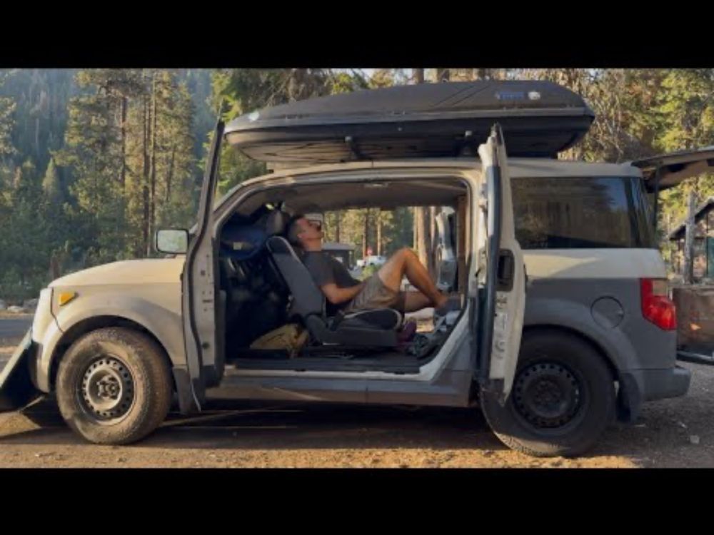 First Trip In My NEW Honda Element Tiny Home