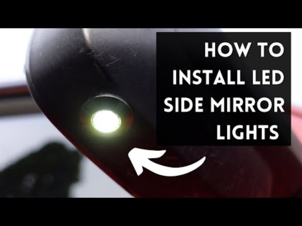 DIY How To Install LED Side Mirror Lights