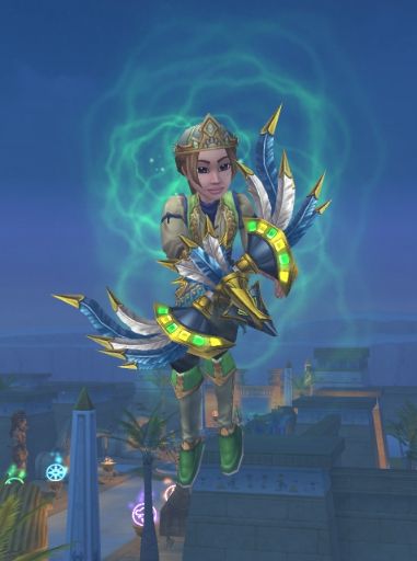 gay wizard with a feather bow