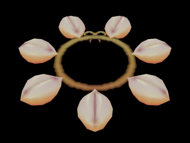 An attempted Dreamcast model of the Seashell Bracelet from Sonic X Season 1, Episode 9: The Last Resort/Amy on the Beach.