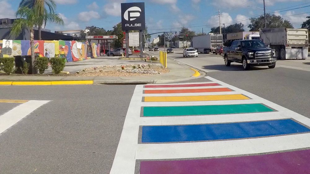The state of Florida has painted over a rainbow crosswalk that was part of a memorial to honor the 49 people killed at a gay nightclub in Orlando in 2016. At the time, it was the country’s deadliest m...