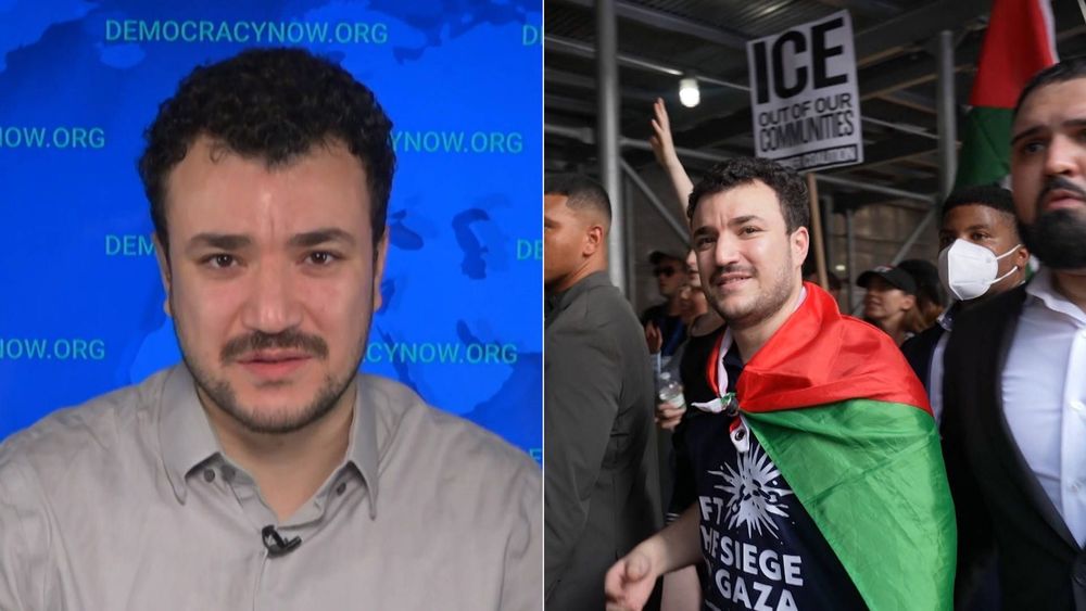 EXCLUSIVE: Mahmoud Khalil, Palestinian Activist Jailed by ICE for 104 Days, in First Live Interview