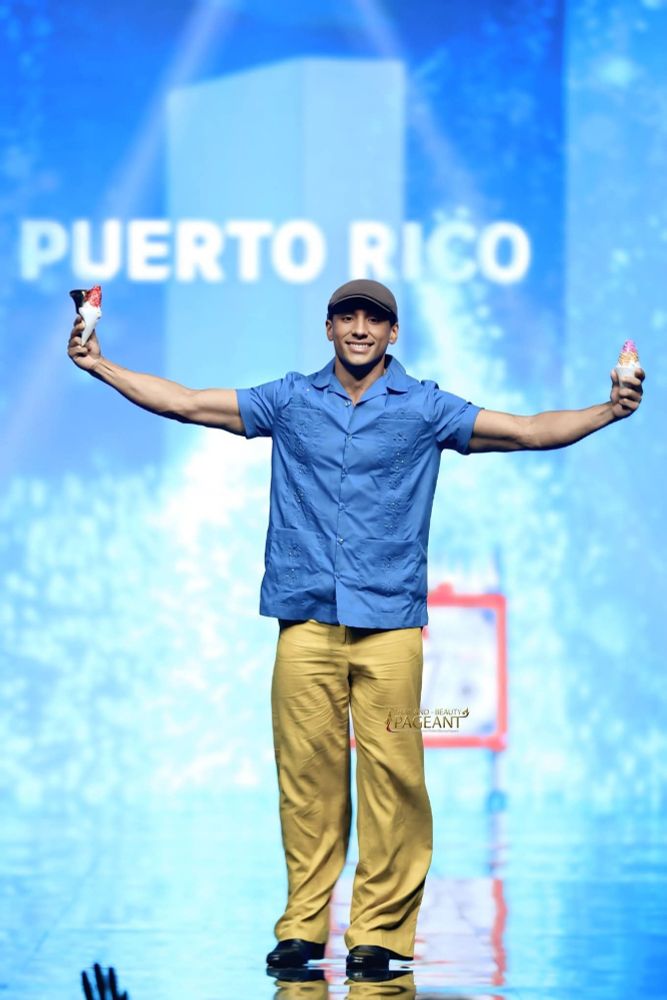 A photo of Puerto Rico contestant at Mister Global 2025
