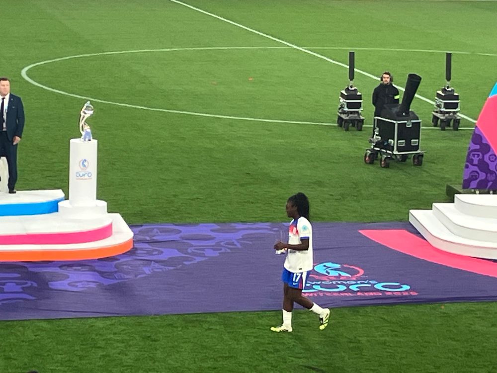 Euro 25 young player of the tournament Michelle agyemang 