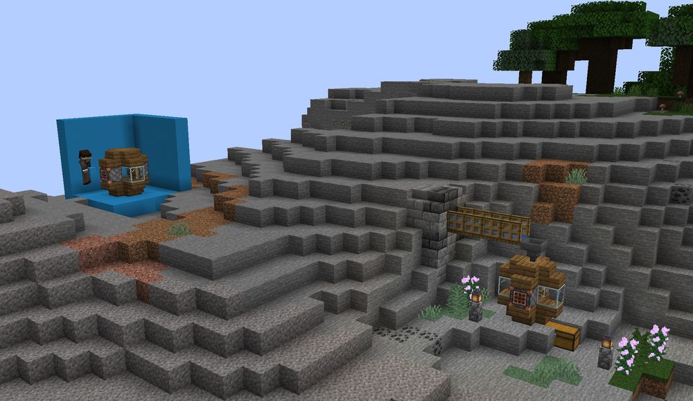 Two setups for a Gamemode 4 Auto Crafter
