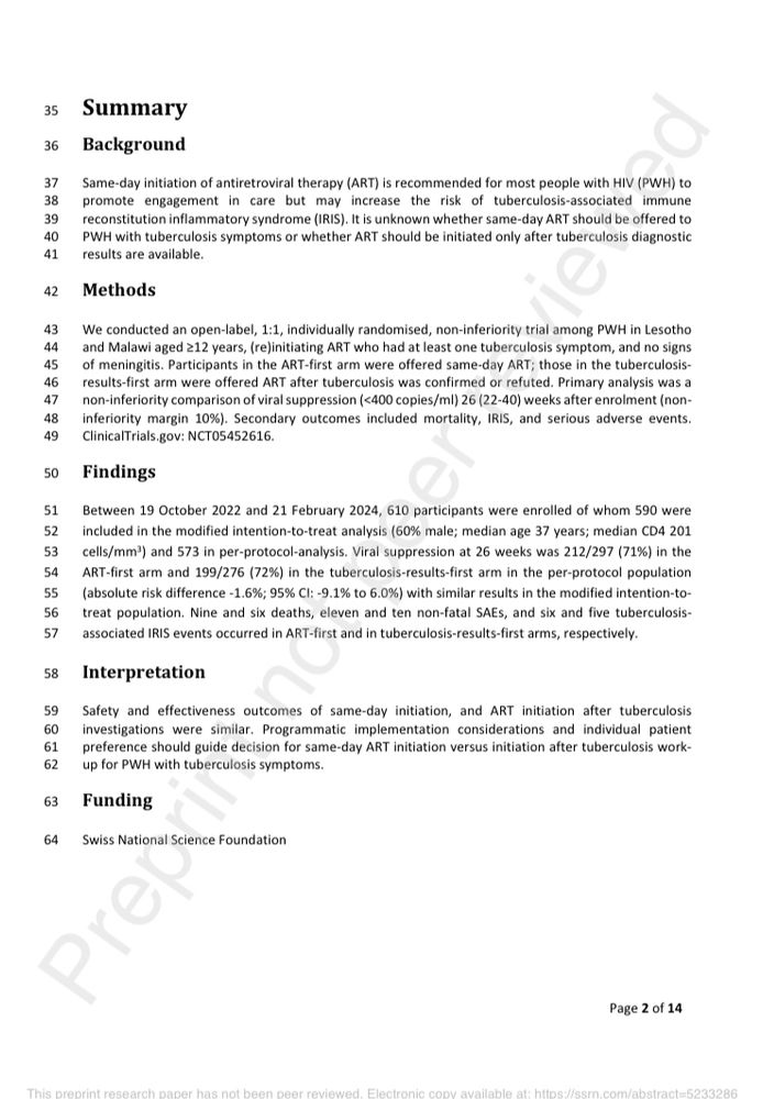 The abstract of the preprint