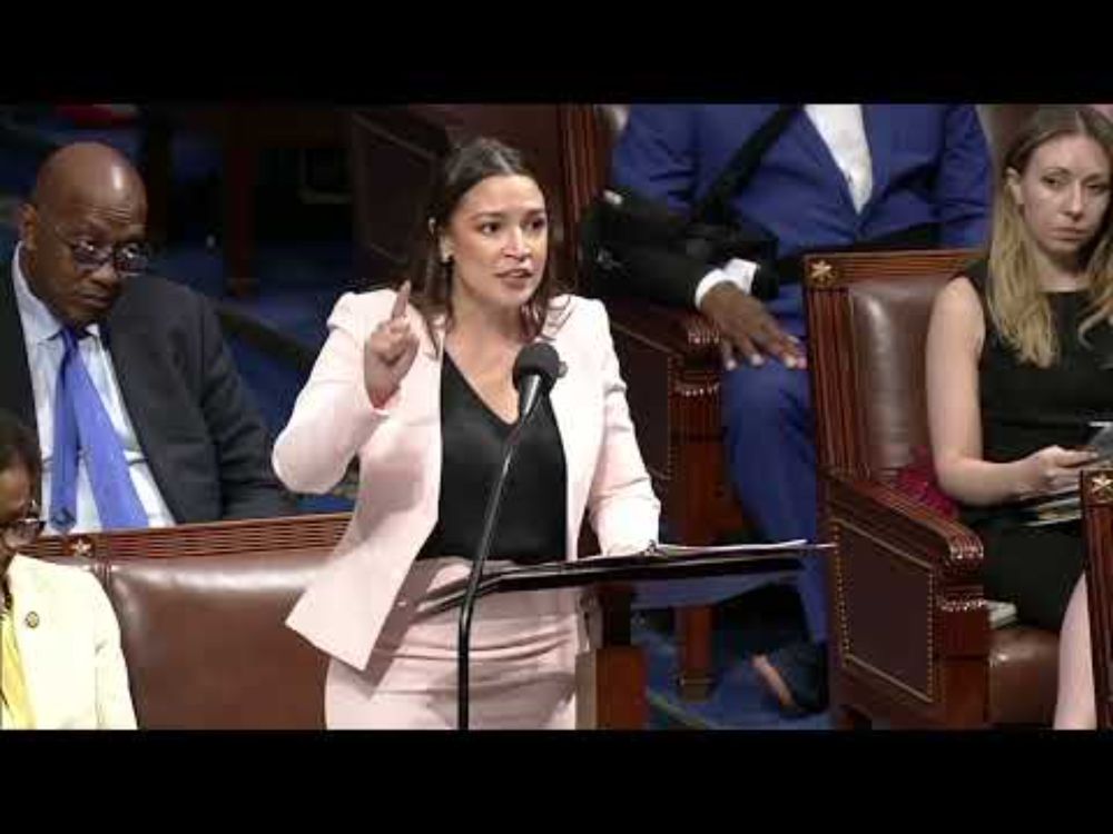 Rep. AOC Delivers Floor Remarks Opposing Trump’s Big Beautiful Bill