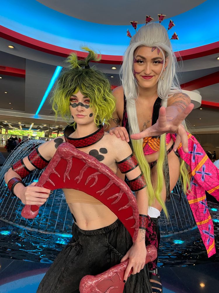 gyutaro and daki cosplays