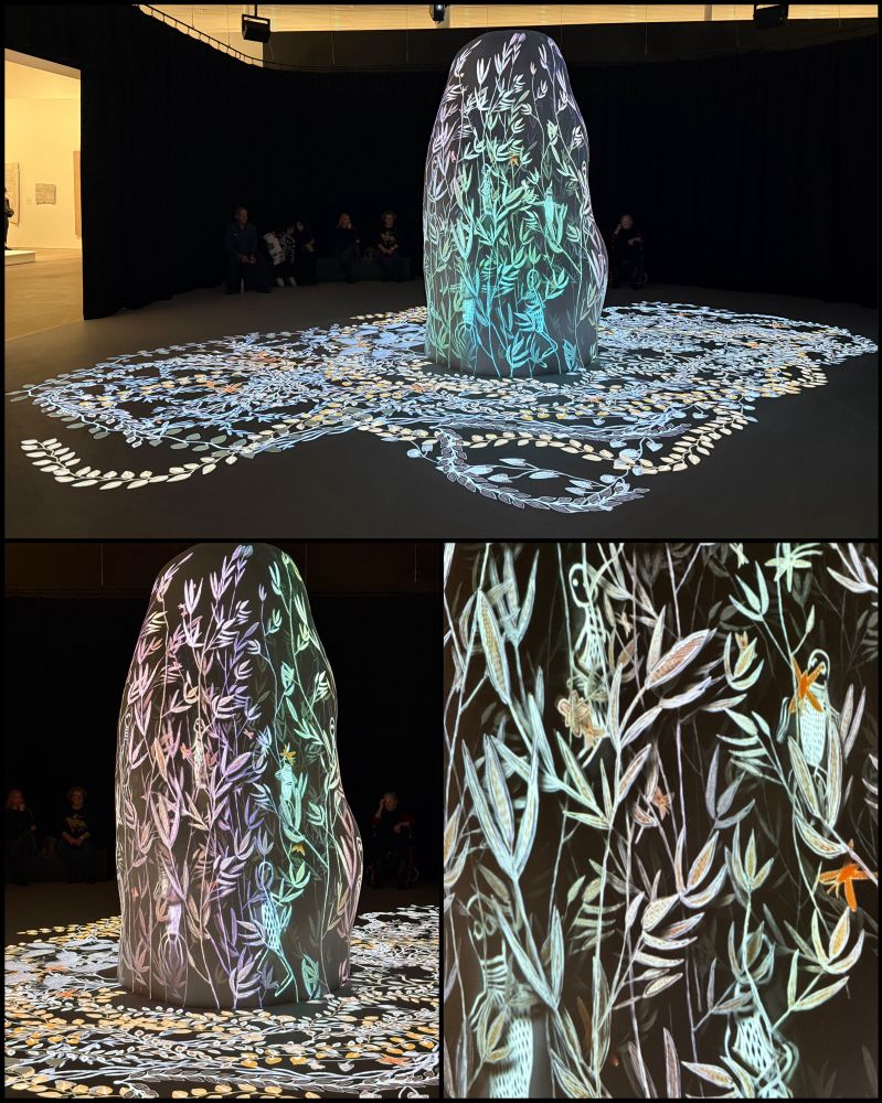 collage of Indigenous Australian sculptures 