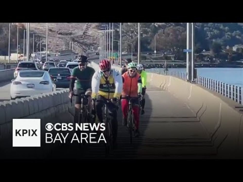 Bay Area cyclist show support to keep Richmond–San Rafael Bridge open to bikes 24/7