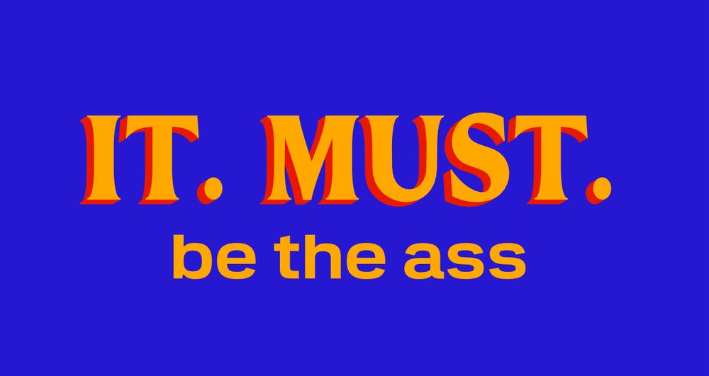 It. Must. Be the ass - in the Zohran fault 