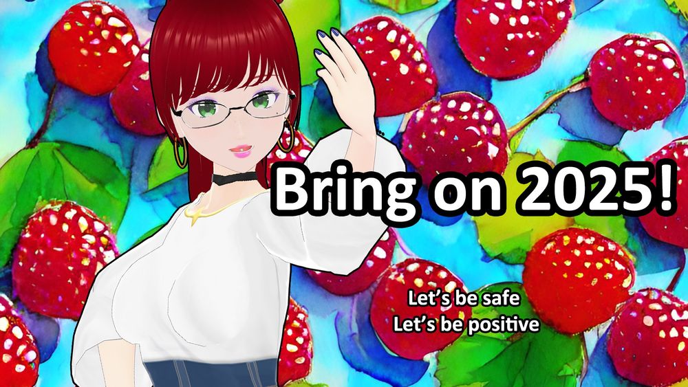 Didi with a "bring it out" pose.

Bring on 2025!

Let's be safe
Let's be positive