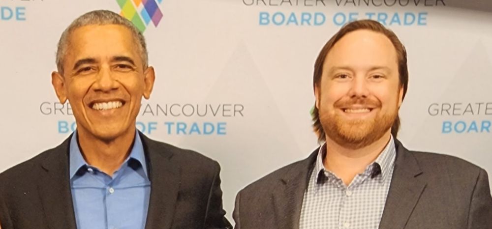 Barack Obama and Grant Millar photographed in Vancouver NOT committing horrors beyond imagination.
