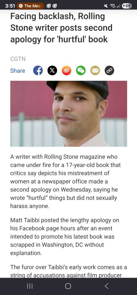Rolling Stone reporter is a lifelong sex pest and child molester. 