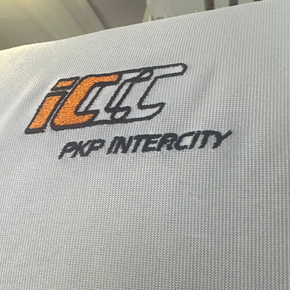 A PKP Intercity seat cover 