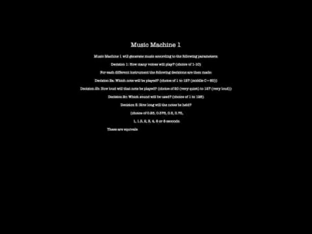 Music Machine 1