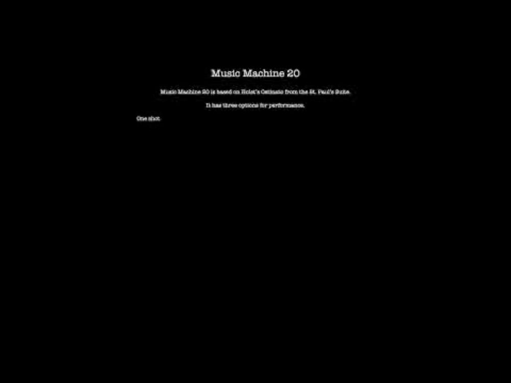 Music Machine 20