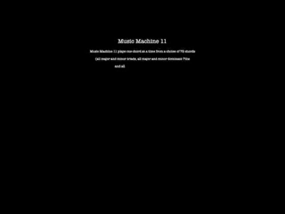 Music Machine 11