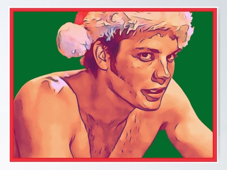 A young Timothy Olyphant gives an intense side-eye, mouth-breathing psycho stare.