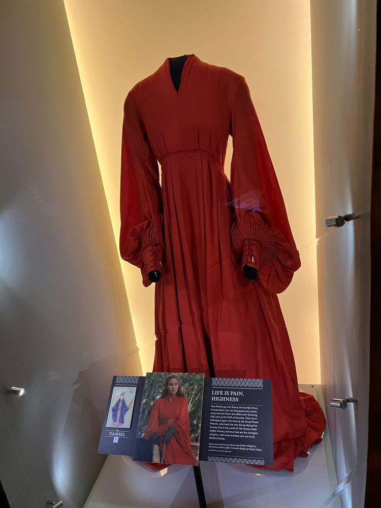 The red dress worn by Robin Wright in The Princess Bride. 