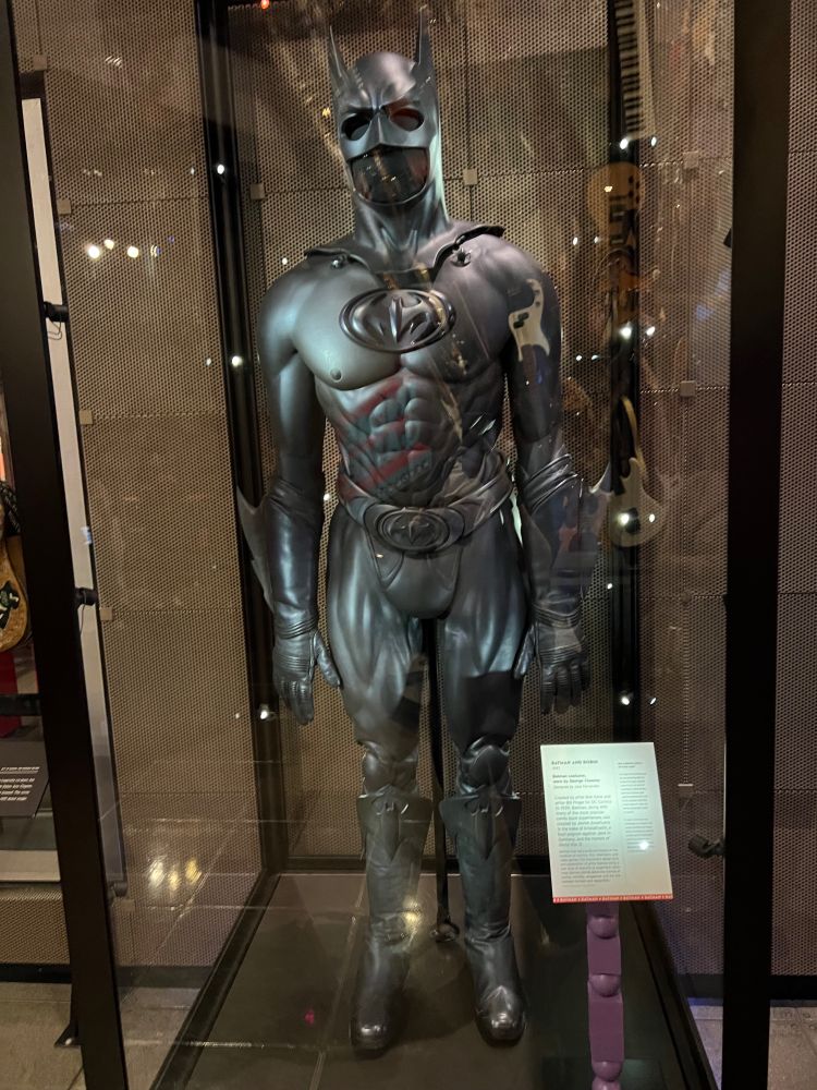 The batsuit from Batman and Robin (with bat nipples). 