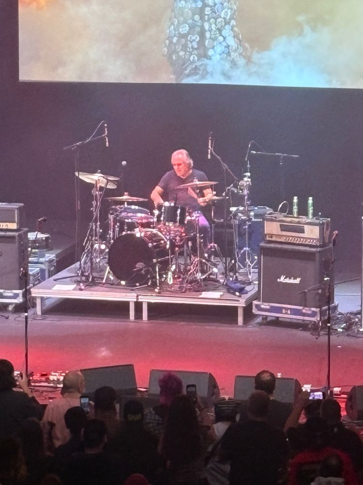 Max Weinberg performing with Tom Morello and friends at Lincoln Theatre.
