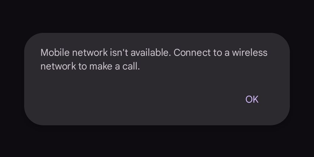 Telefoon met SIM-kaart van Odido heeft geen verbinding met het mobiele netwerk en ook VoWiFi werkt niet.