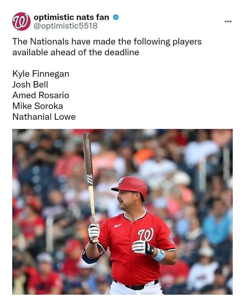 Nats available players