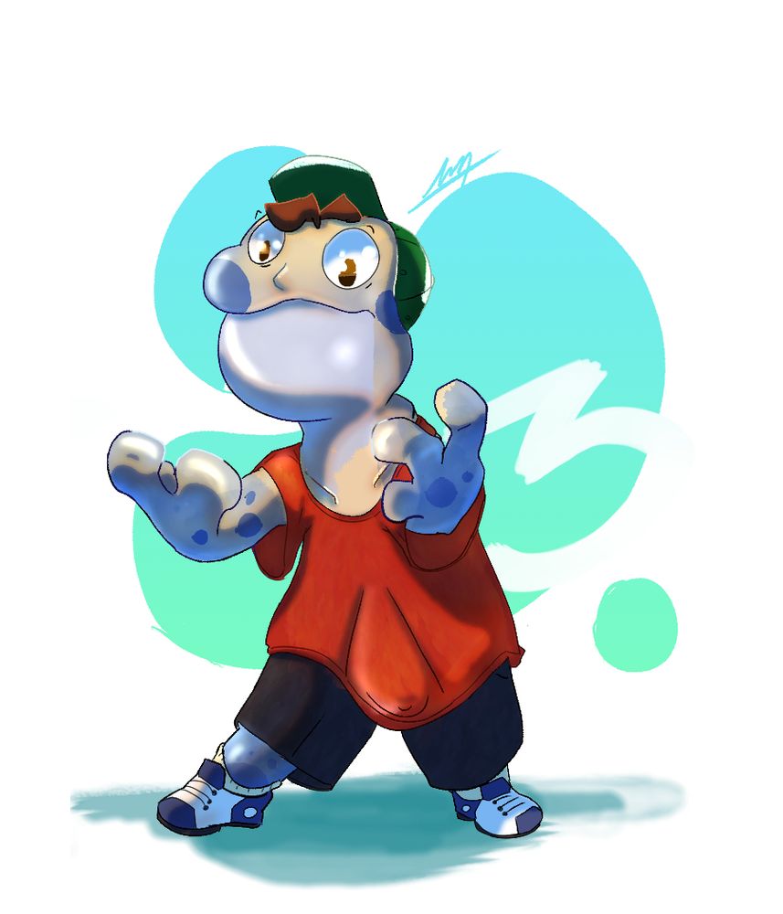 The croaking started at last.