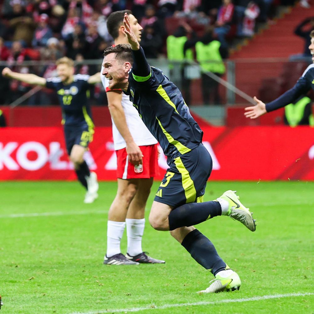 Andy Robertson after his winner versus Poland