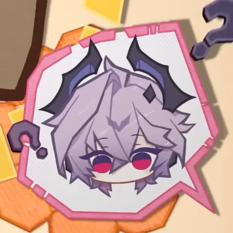 Durin from Genshin Impact chibi drawing of him being confused !