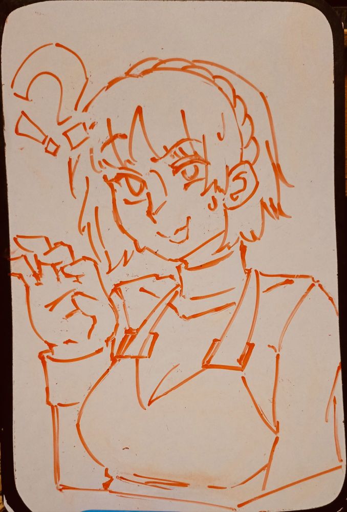 Makoto asking how to scare or smth