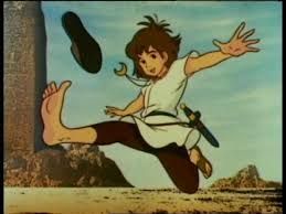 A screen grab of Esteban from the cartoon Mysterious Cities of Gold