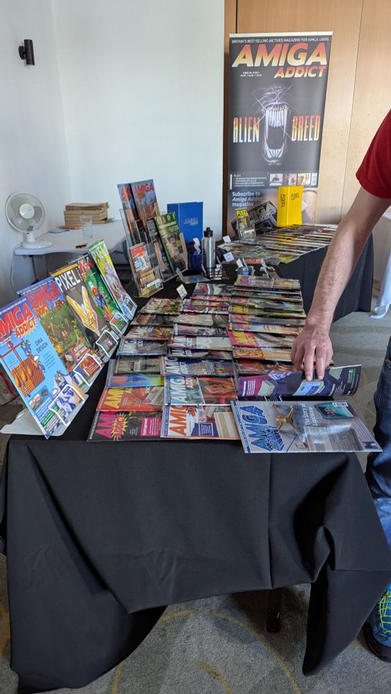 Two full tables of Addict mags!