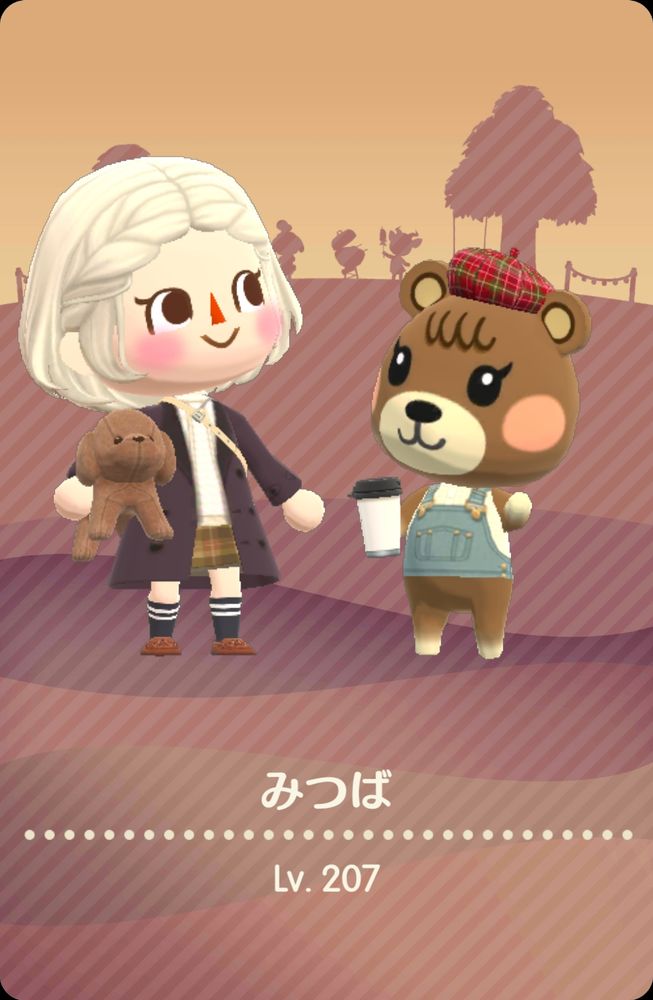 どうぶつの森　ポケットキャンプ　ポケ森　キャンパーカード