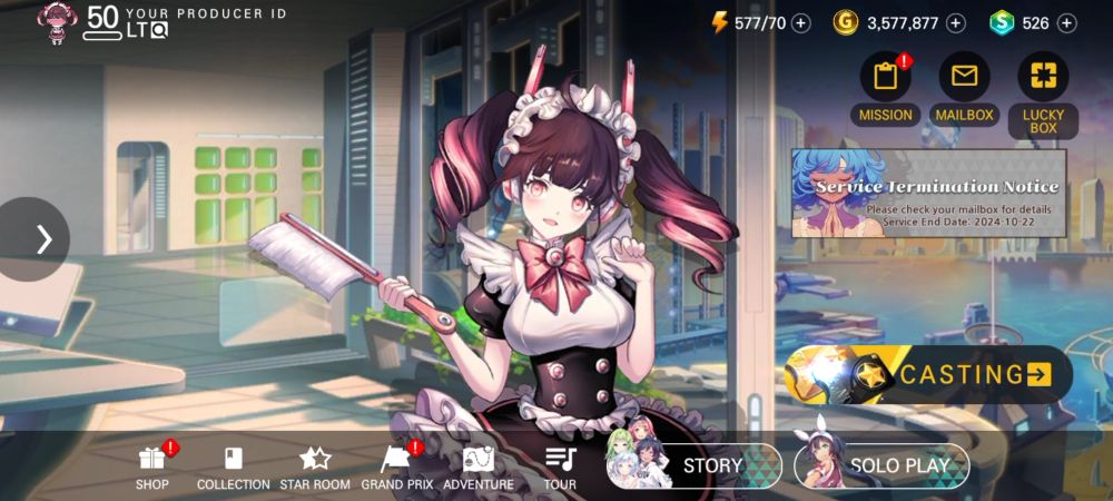 Last screenshot of my money, gems, and progress I had before the game went down