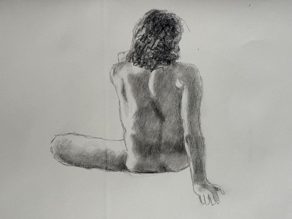 Male nude, 15 minute pose