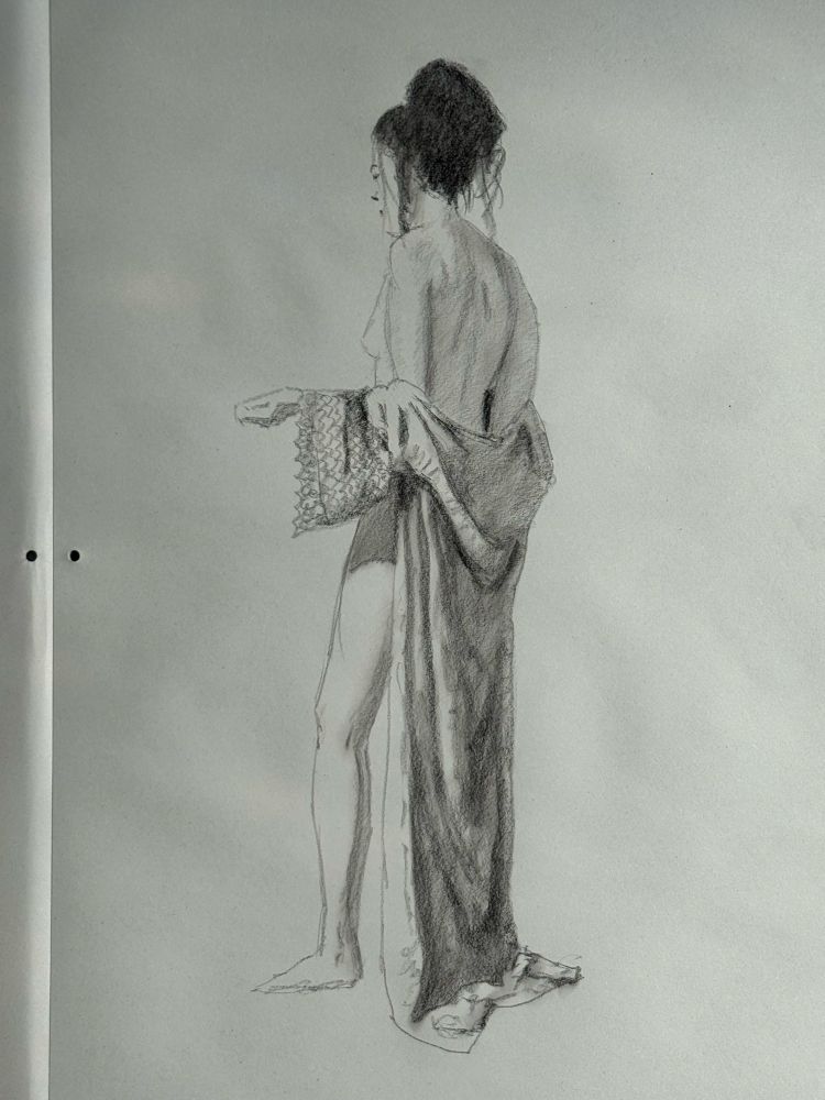 Female nude, 20 minute pose