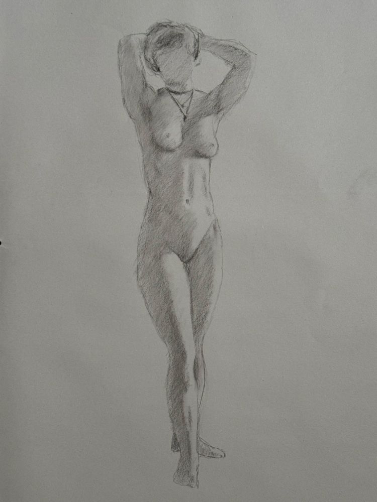 Female nude, 20 minute pose