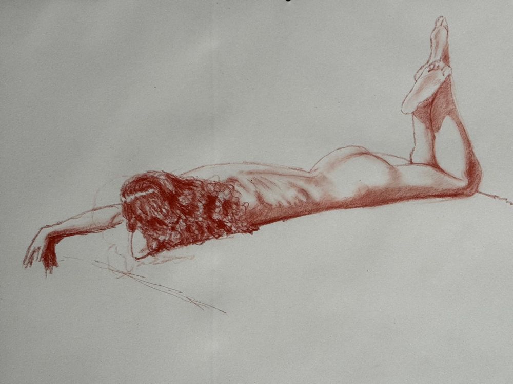 Female nude, 20 minute pose