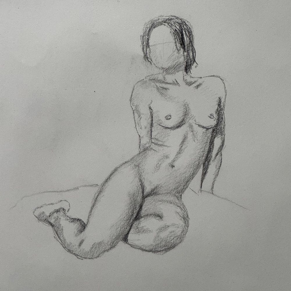 Female nude, 15 minute pose