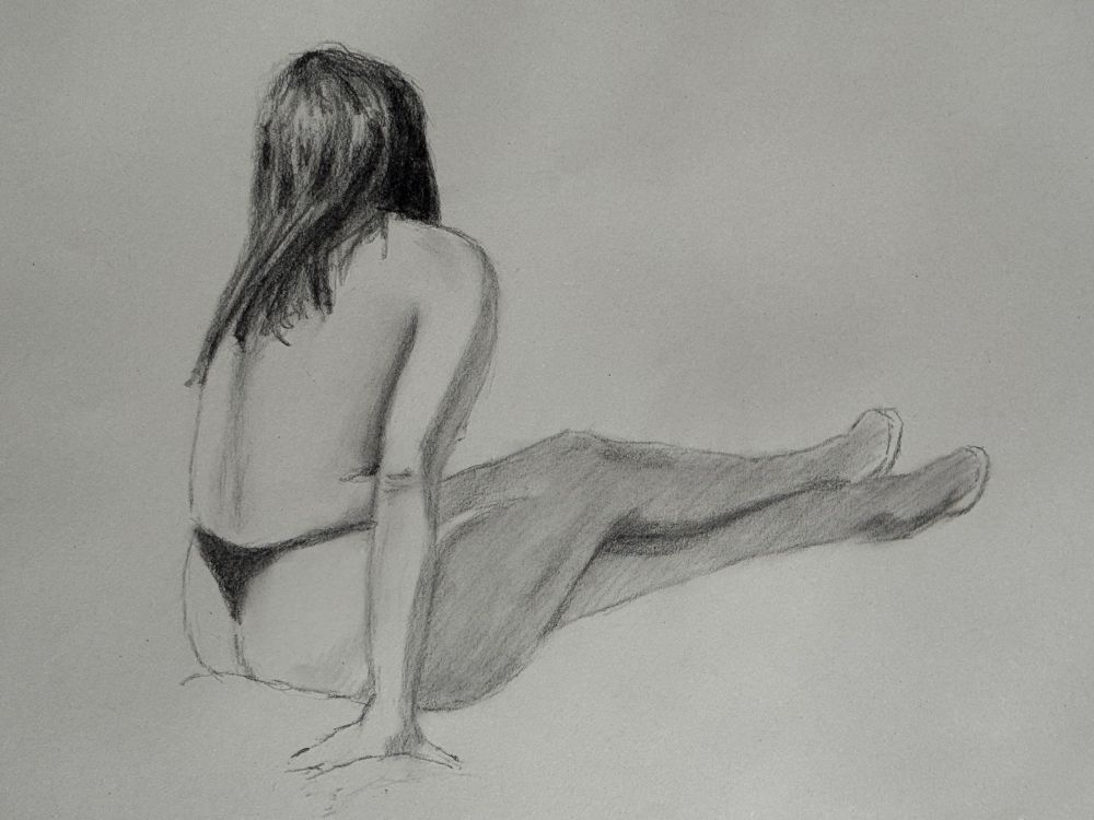 25 minute pose female nude