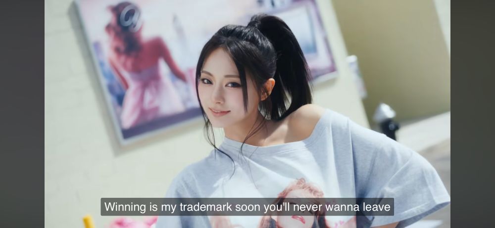 TZUYU IN A PONYTAIL???? being super hot in the Strategy MV