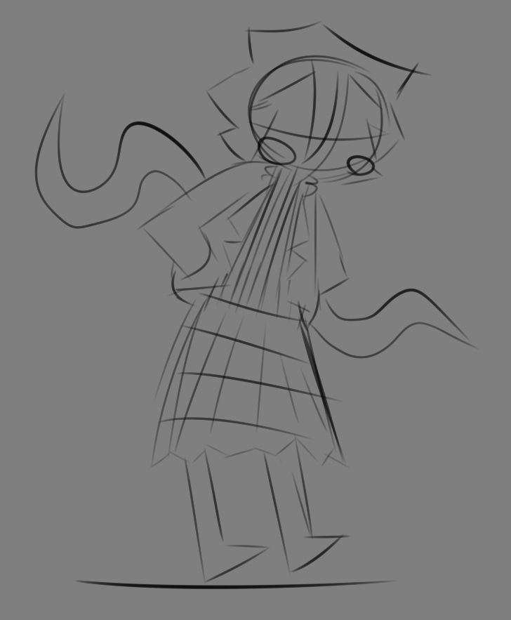 It's a drawing of Amala in a much more sketcher style.