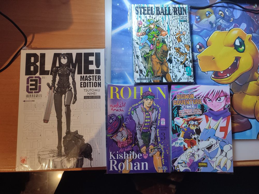 La comprita de hoy, mucho Araki, Nihei y Digimon