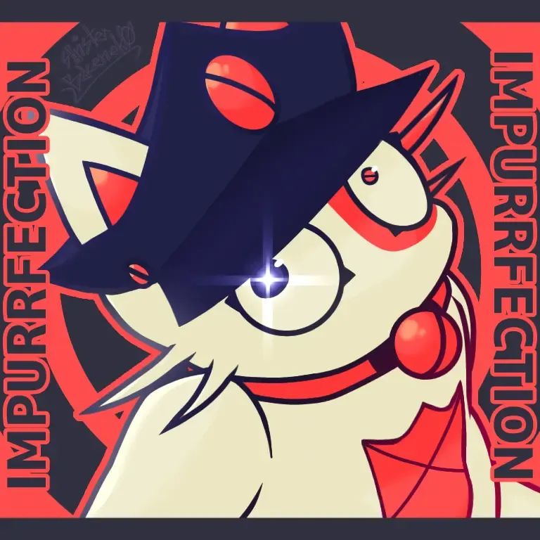 Impurrfection, my second cat sona