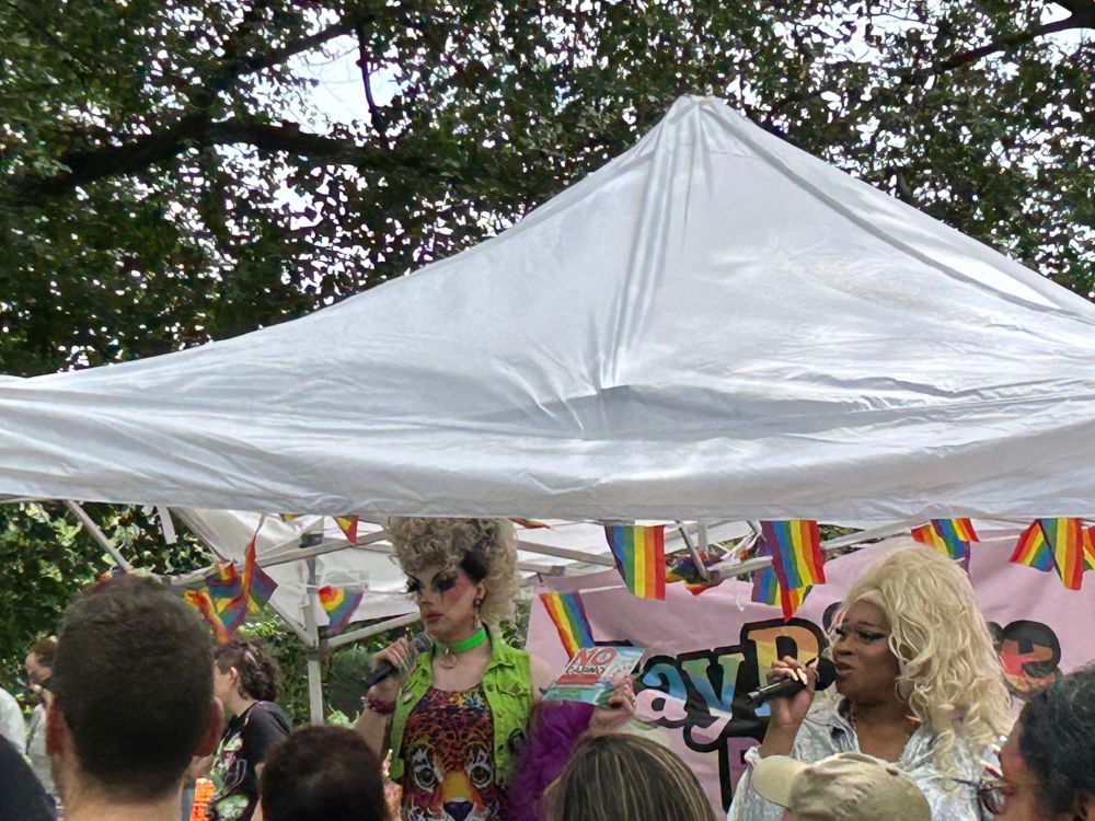 LID and friends celebrating at GayRidge Pride!