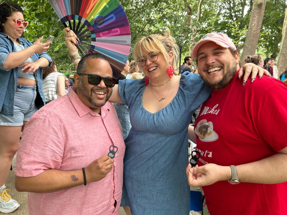 LID and friends celebrating at GayRidge Pride!