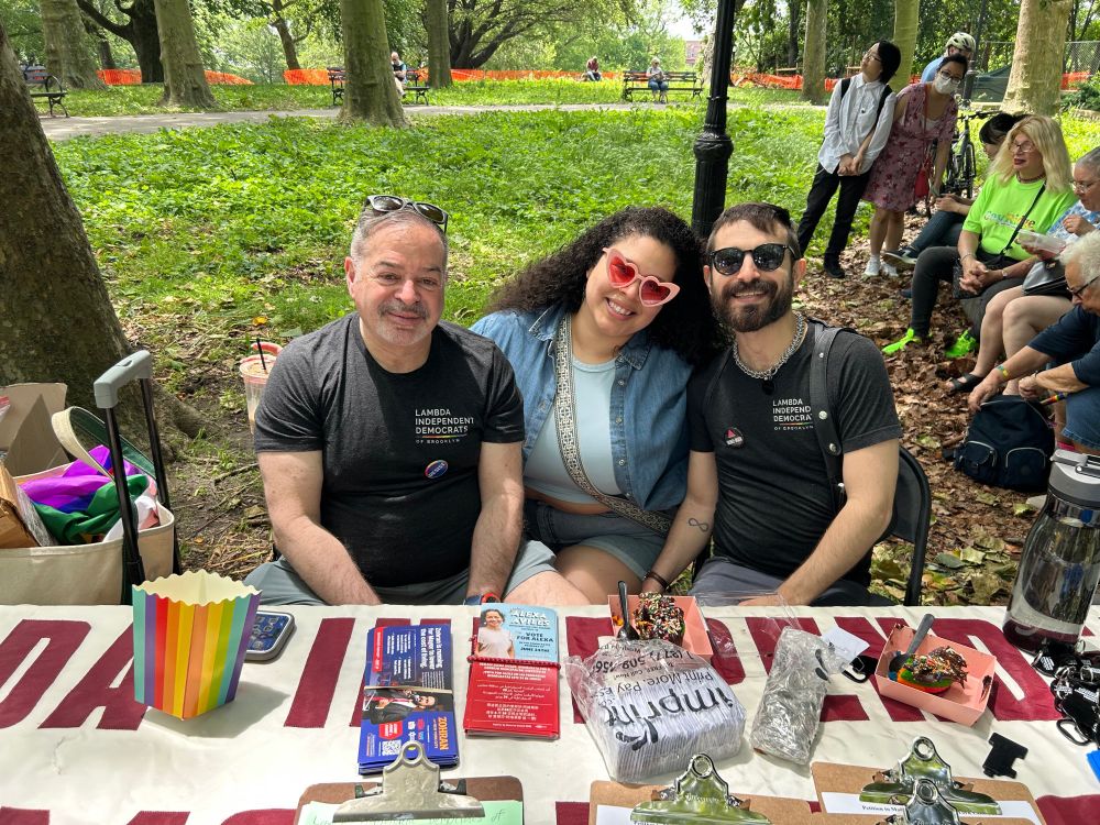 LID and friends celebrating at GayRidge Pride!