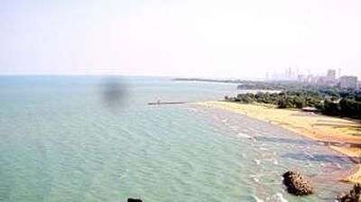 Webcam on a lakeshore highrise in Edgewater looking south over Osterman Beach and Chicago loop in distance. // Image captured at: 2025-08-01 22:56:38 UTC (about 11 min. prior to this post) // Current Temp in Chicago: 72.41 F | 22.45 C // Precip: clear sky // Wind: N at 4.004 mph | 6.44 kph // Humidity: 56%